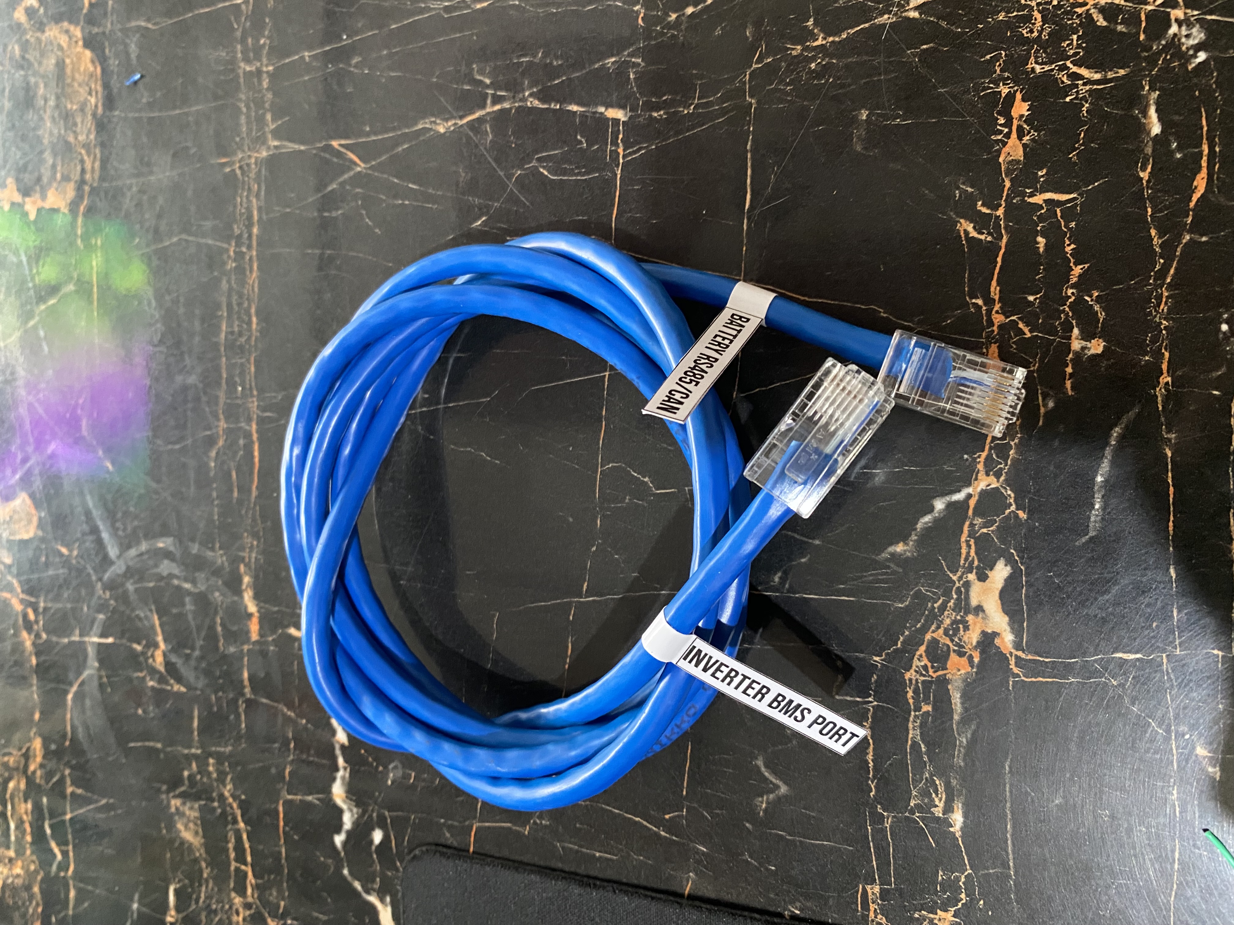 BMS Communication Cable – RS485/CAN Battery to Inverter Cable 4