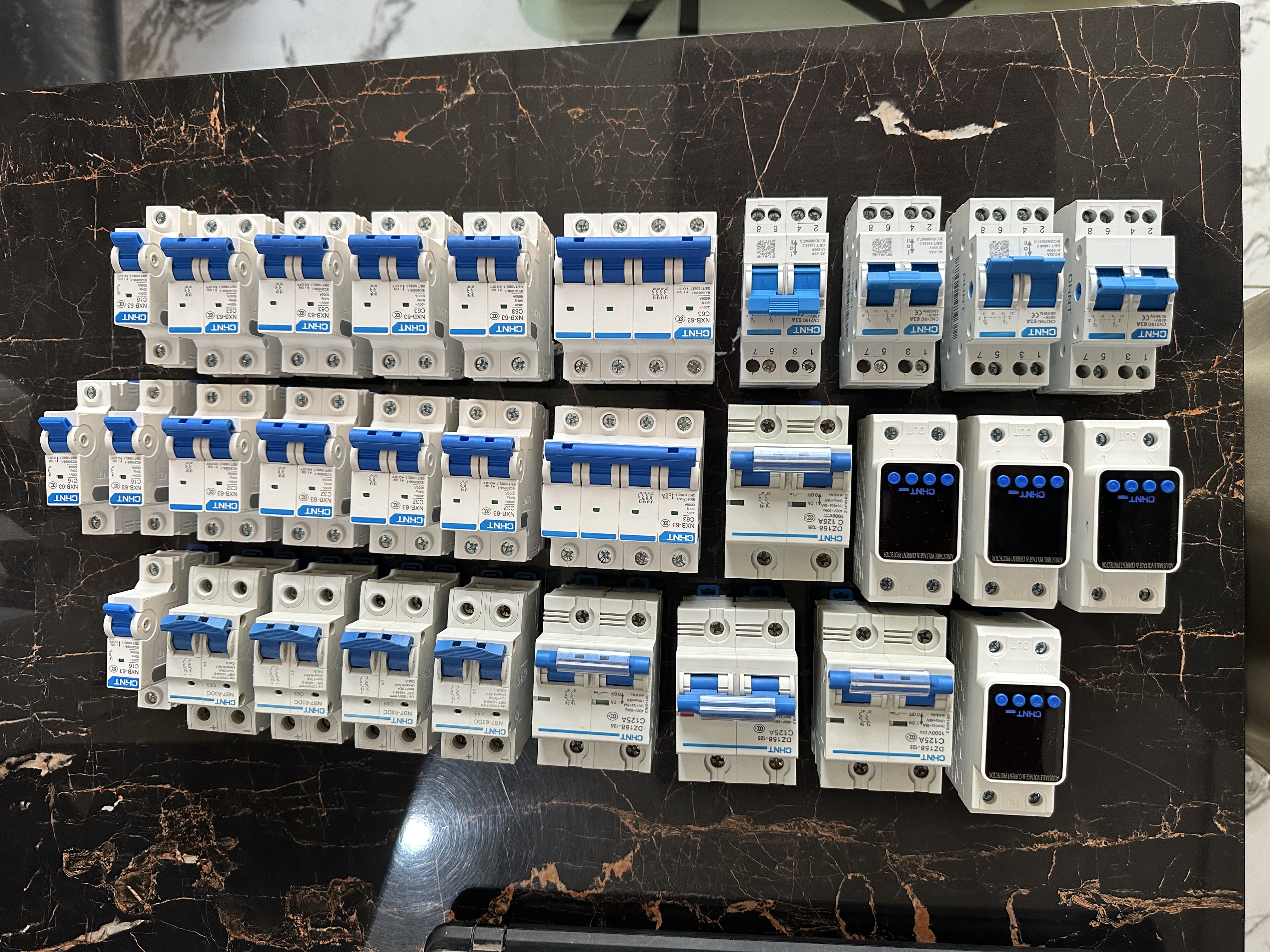CHINT NXB-63 C63 4 Pole AC MCB – 63A, 400V AC Circuit Breaker | 6kA 10