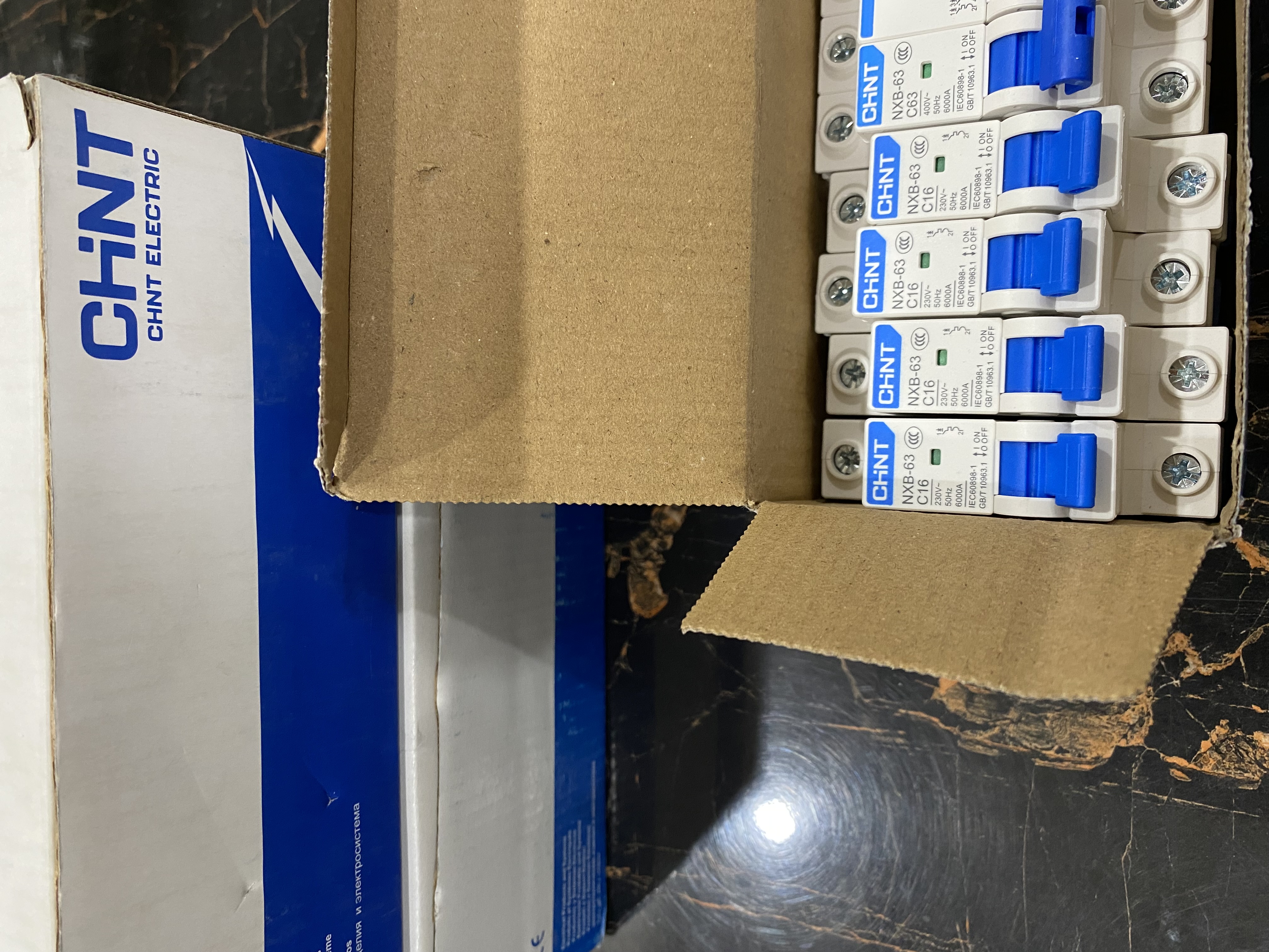 CHINT NXB-63 C16 1 Pole AC MCB – 16A, 230V AC Miniature Circuit Breaker | 6kA 8